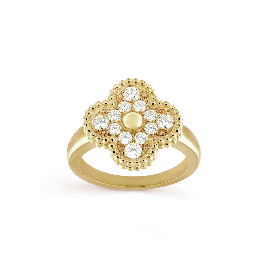 Aura CLOVER DIAMOND RING