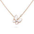 Aura BUTTERFLY MOP DIAMOND NECKLACE