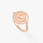 [Aura ]  MOVE PINK GOLD DIAMOND RING
