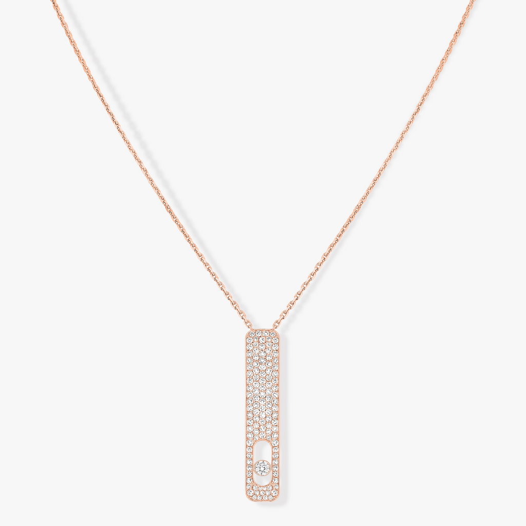 [Aura ] MY FIRST DIAMOND PAVED NECKLACE