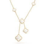 Aura CLOVER PERLMUTT-HALSKETTE 6 MOTIVE