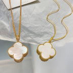 Aura CLOVER 25MM MOP LARGE PENDANT NECKLACE