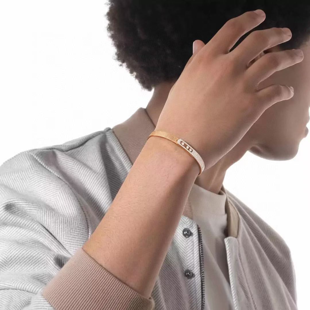 [Aura ] 2026 BRAND-NEW FROSTED BRACELET WITH DIAMONDS THREE COLORS