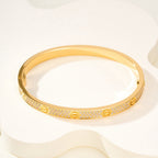 Aura LIEBESARMREIF 4,8MM DIAMANTBESETZT