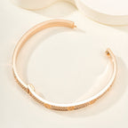Aura LIEBESARMREIF 4,8MM DIAMANTBESETZT