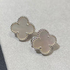 [Aura] CLOVER LARGE (20mm) 1 MOTIV WEISSE PERLMUTT-OHRSTECKER