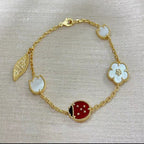 Aura LUCKY SPRING 5 MOTIF BRACELET