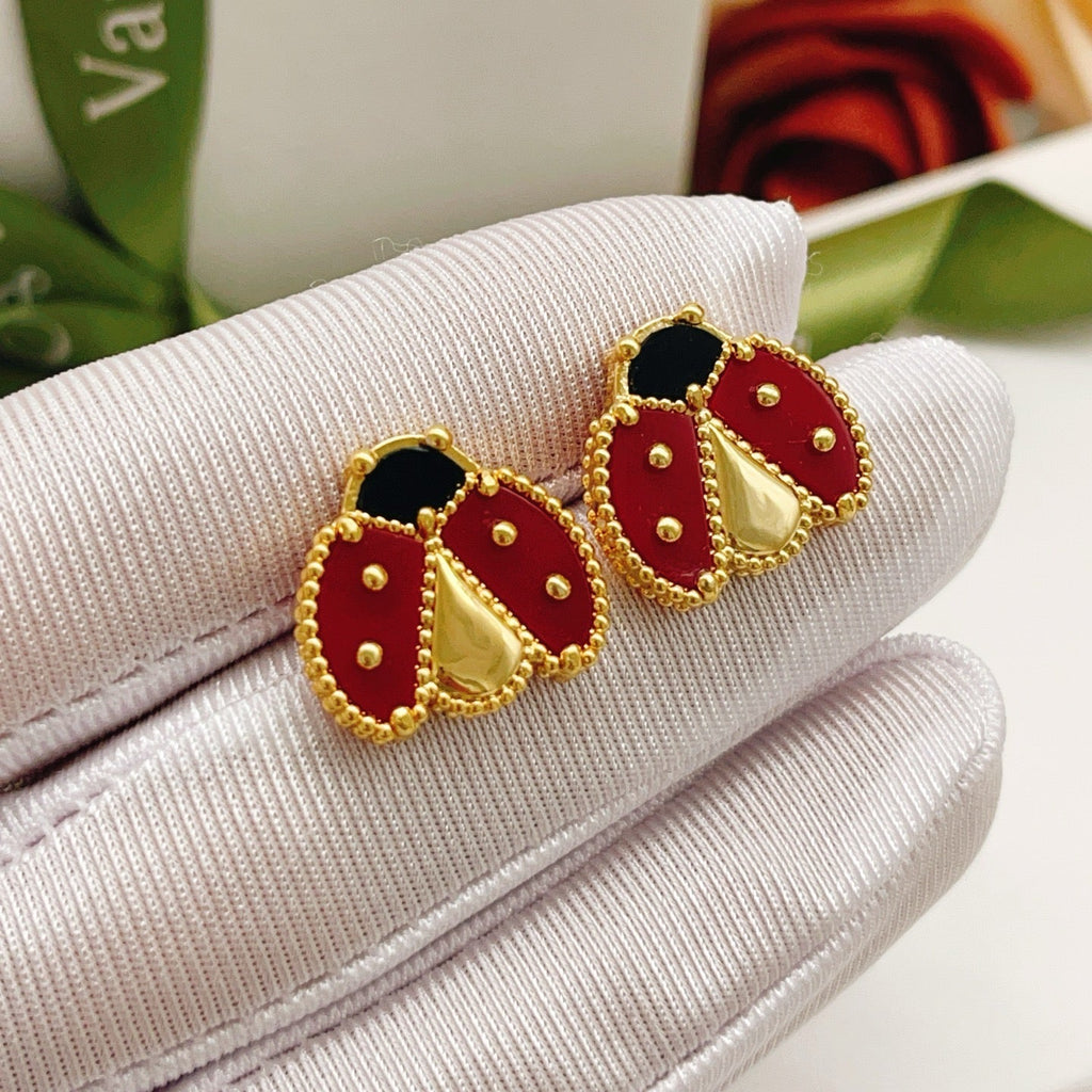 Aura LUCKY LADYBUG EARRINGS