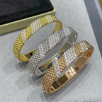 [Aura ]  PERLEE DIAMOND BRACELET ,5-ROW DIAMOND-SET DESIGN