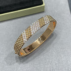 [Aura ]  PERLEE DIAMOND BRACELET ,5-ROW DIAMOND-SET DESIGN