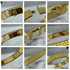 [Aura ]  PERLEE DIAMOND BRACELET ,5-ROW DIAMOND-SET DESIGN