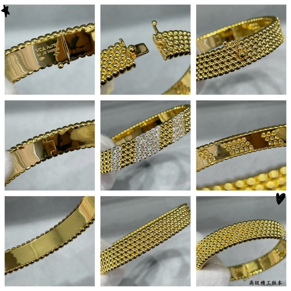 [Aura ]  PERLEE DIAMOND BRACELET ,5-ROW DIAMOND-SET DESIGN