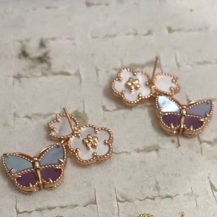 [Aura ] 26 NEW CLOVER LUCKY LIGHT PURPLE SET
