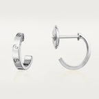 Aura LOVE EARRINGS 2.65MM SILVER