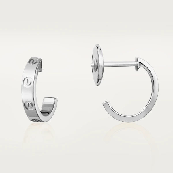 Aura LOVE EARRINGS 2.65MM SILVER