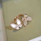 Aura TWIN BUTTERFLY DIAMOND MOP RING