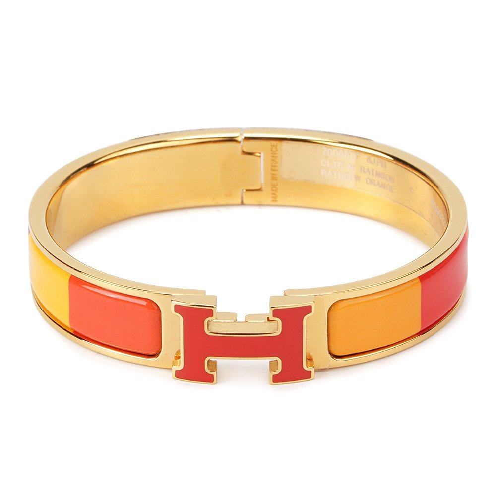 Aura H ARMBAND ORANGE REGENBOGEN KERAMIK