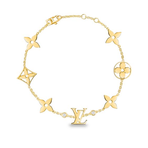 Aura STAR AND SUN 7 MOTIFS GOLD-ARMBAND