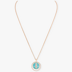[Aura] MOVE 3 DIAMONDS TÜRKIS ROSA GOLD DIAMANT COLLIER