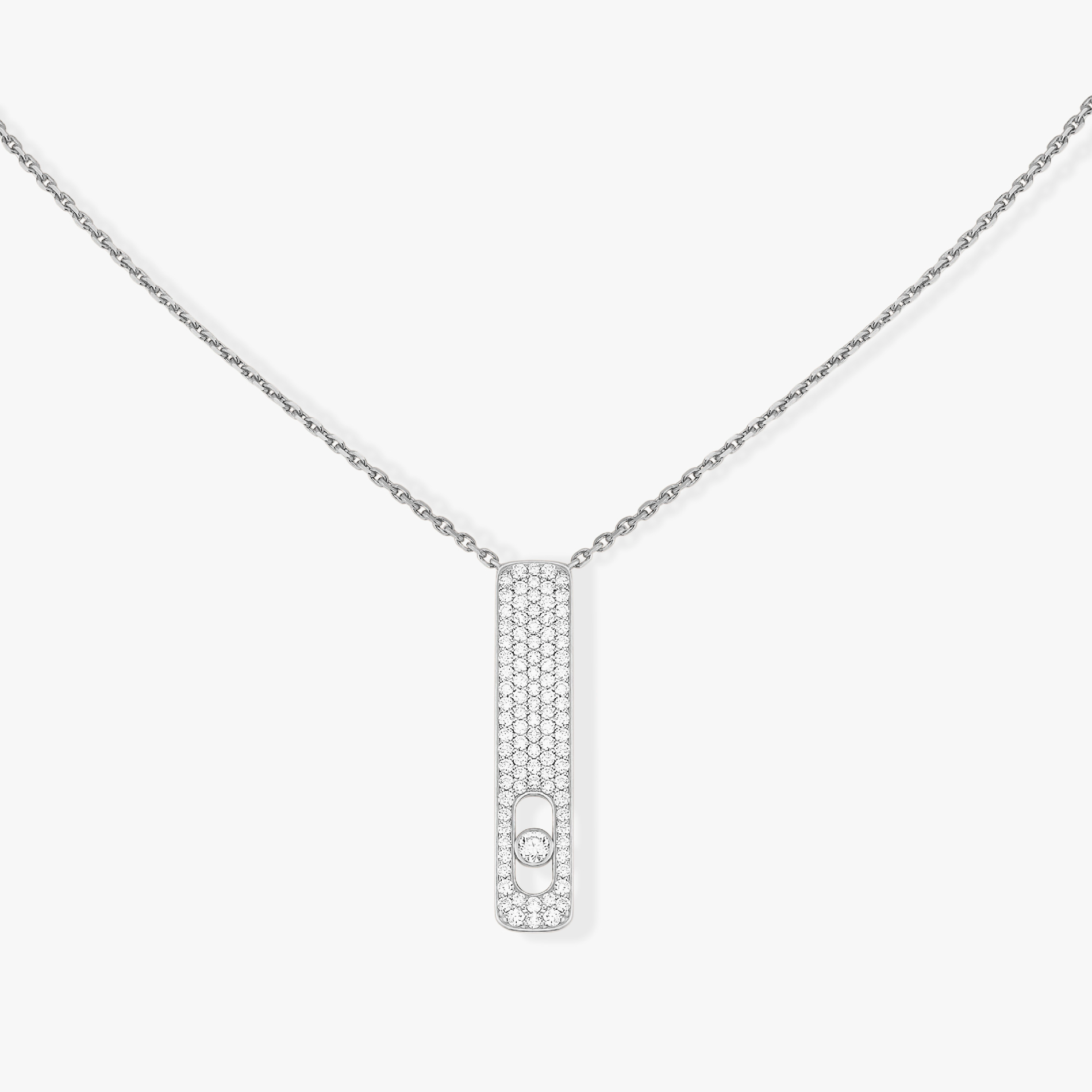[Aura ] MY FIRST DIAMOND PAVED NECKLACE