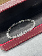 [Aura ]TENNIS BRACELET WITH FULL DIAMOND SETTING