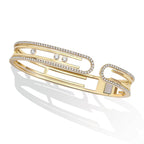 [Aura ] ZEHNTES GEPFLASTERTES DIAMANTARMBAND BEWEGEN