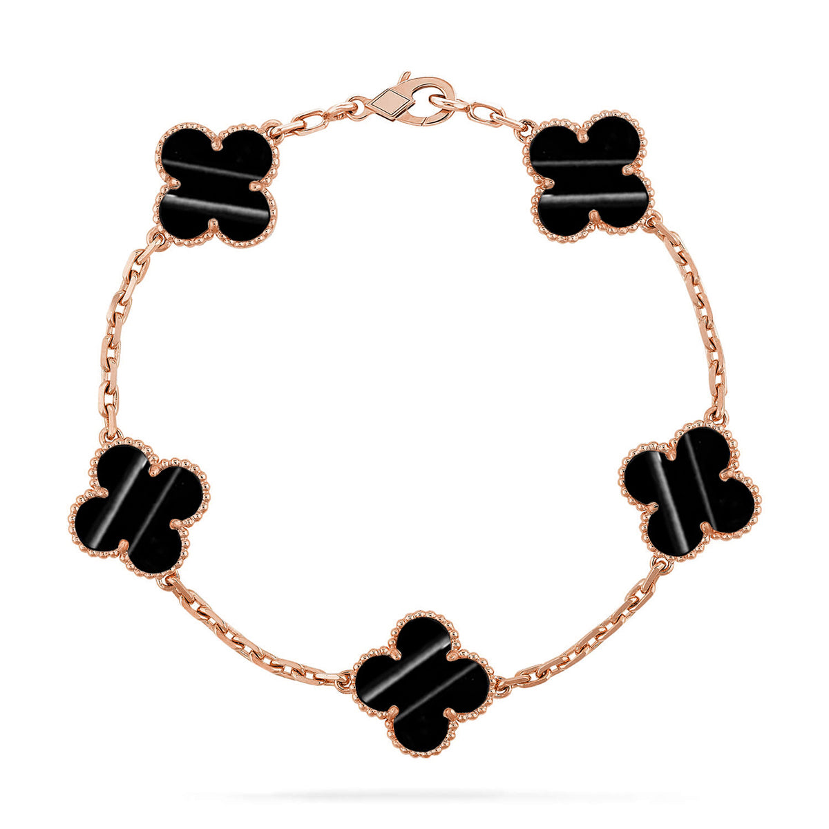 [Aura ]New  CLOVER 5 MOTIF PULSAR STONE BRACELET COLLECTION