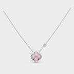 Aura SUN MOTIF PINK MOP SILVER BRACELET