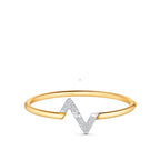 Aura VOLTE UPSIDE DOWN GOLD DIAMOND ARMBAND