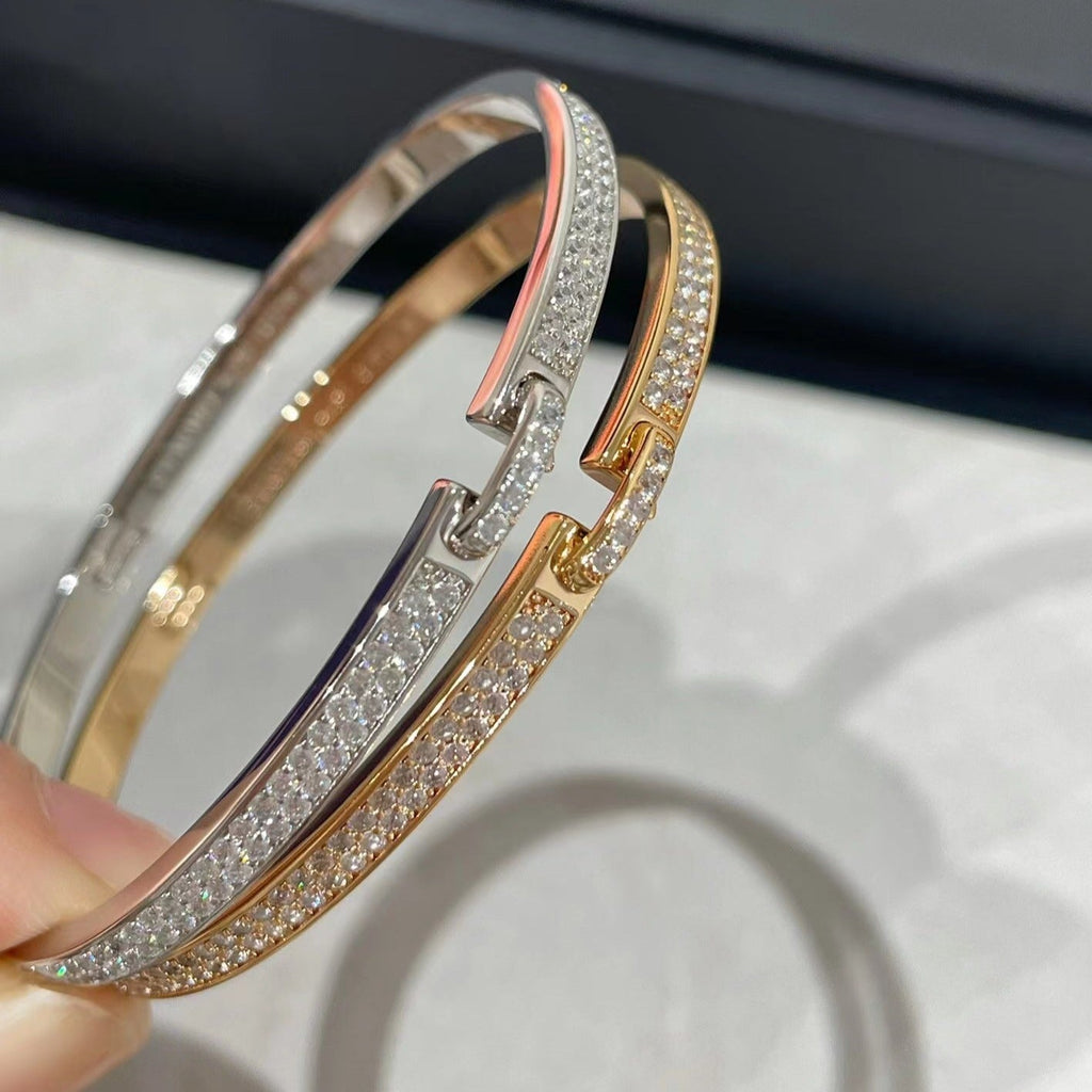 Aura LIENS VIDENCE DIAMOND PAVED BRACELET