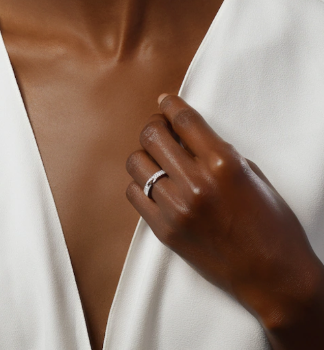 Aura ALLIANCE LIENS VIDENCE PAVED DIAMOND 4MM RING