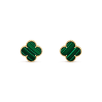 Aura CLOVER MINI 9,5MM MALACHIT OHRRINGE