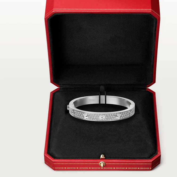 Aura LOVE BRACELET 6.1MM DIAMOND-PAVED