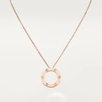 Aura LOVE NECKLACE 16MM 3 DIAMONDS