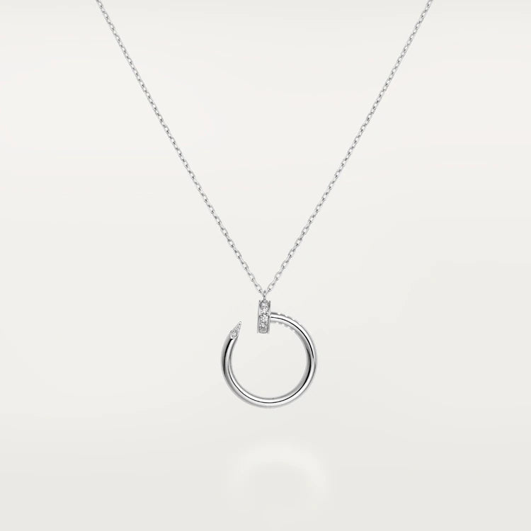 Aura JUSTE NECKLACE SILVER