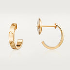 Aura LOVE EARRINGS 2.65MM PINK GOLD