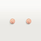 Aura LOVE EARRINGS PINK GOLD 10MM