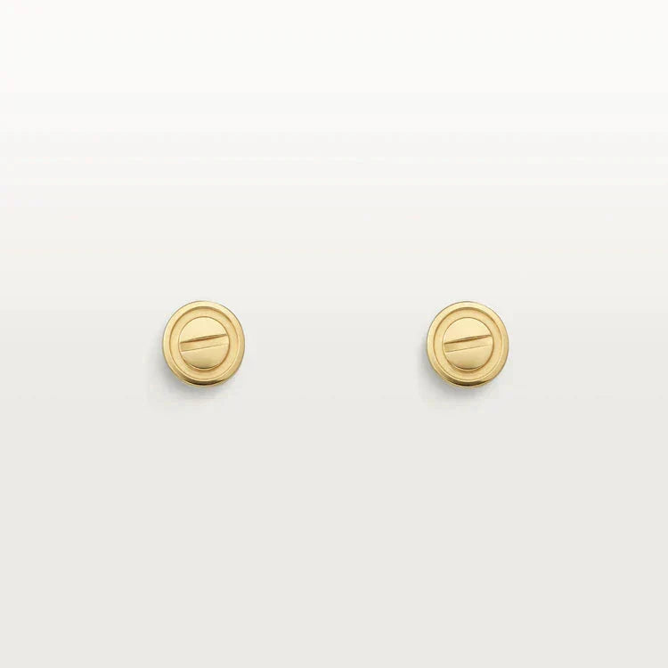 Aura LOVE EARRINGS GOLD 10MM