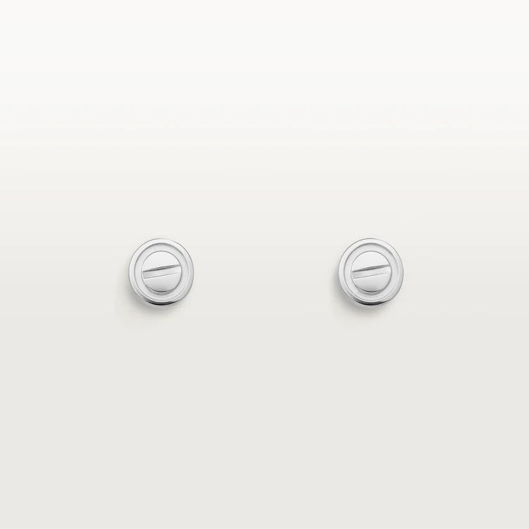 Aura LOVE EARRINGS SILVER 10MM