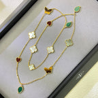 [Aura ] Lucky Alhambra Long Necklace-12 Designs