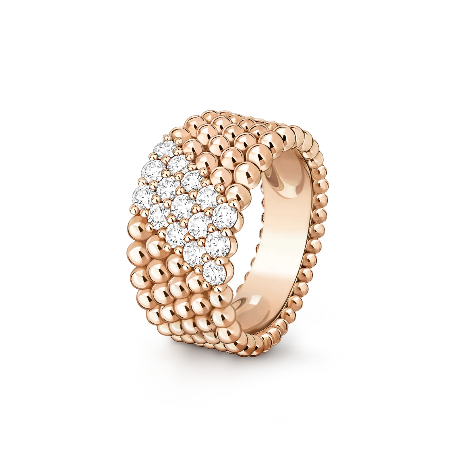 [Aura ]  PERLEE DIAMOND RING ,5-ROW DIAMOND-SET DESIGN