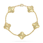 [Aura ]New  CLOVER 5 MOTIF LASER BRACELET COLLECTION