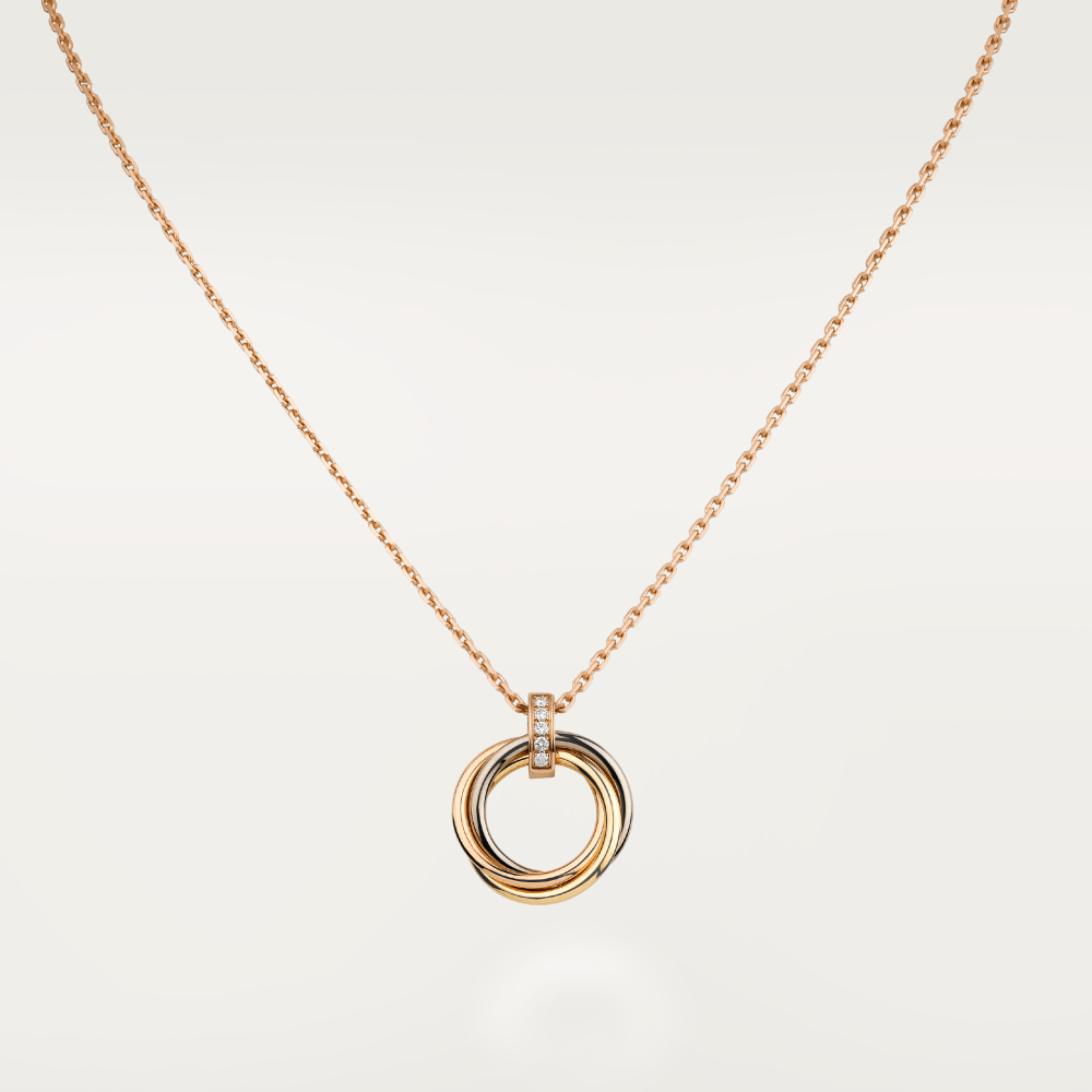 Aura TRINITY HALSKETTE GOLD DIAMANTEN