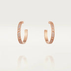 Aura LOVE DIAMOND ROSÉGOLDENE CREOLEN
