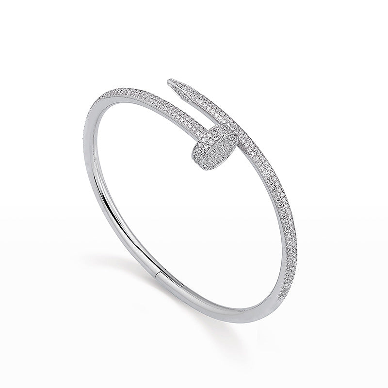 Aura JUSTE ARMBAND 3.5MM ALLE DIAMANTEN