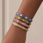 [Aura ] 2026 PAVE GEMSTONE LOVE BRACELET 6.1MM 10 DIAMANTEN