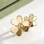 Aura CLOVER COMOS GOLD DIAMOND RING