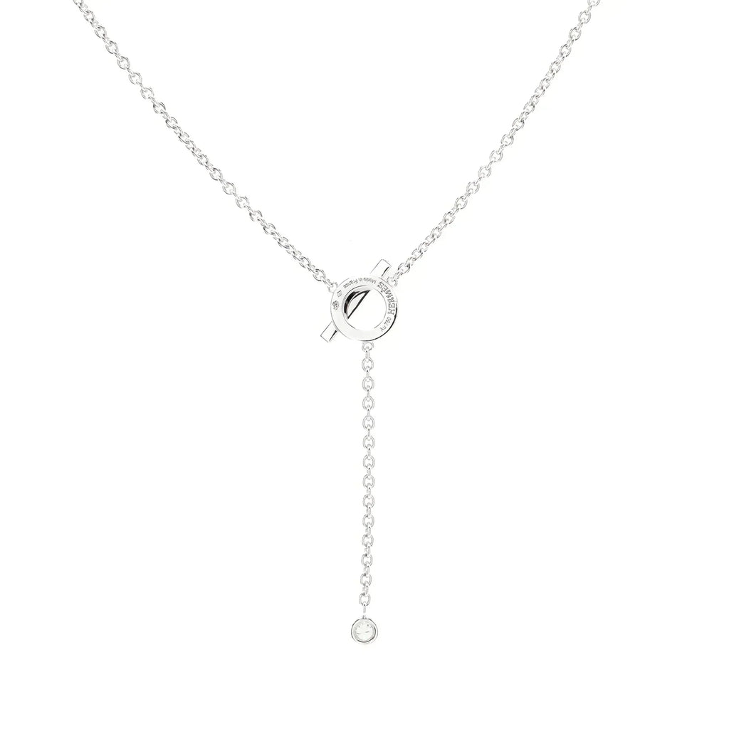 Aura FINESSE SILBER DIAMANTEN HALSKETTE