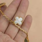 Aura LUCKY SPRING 5 MOTIF GOLD BRACELET