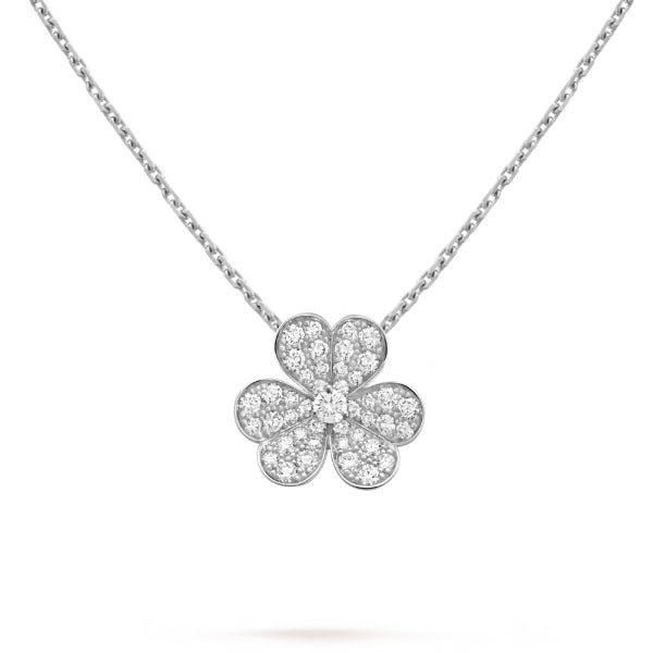 Aura CLOVER DIAMOND HALSKETTE SILBER